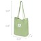 Wrapables Corduroy Tote Bag, Casual Everyday Shoulder Handbag